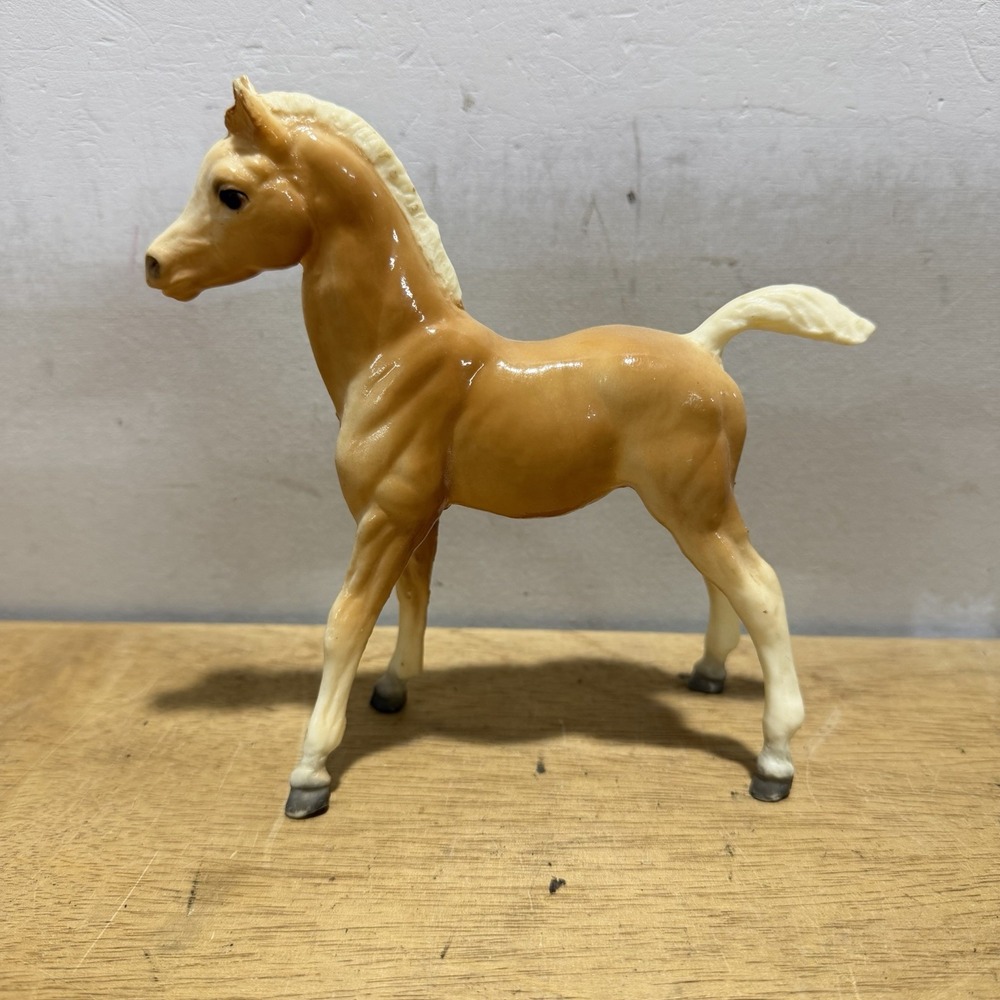 Vintage Breyer Horse Family Arabian Foal Glossy Model 6 Chris Hess Palomino